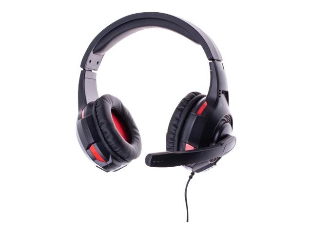 Casque filaire Trade Invaders SWX-300 - Circumaural - Jack 3,5 mm - Noir
