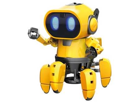 Kit de Robot Velleman Tobie KSR18 (para niños a partir de 14 años, 107 piezas)