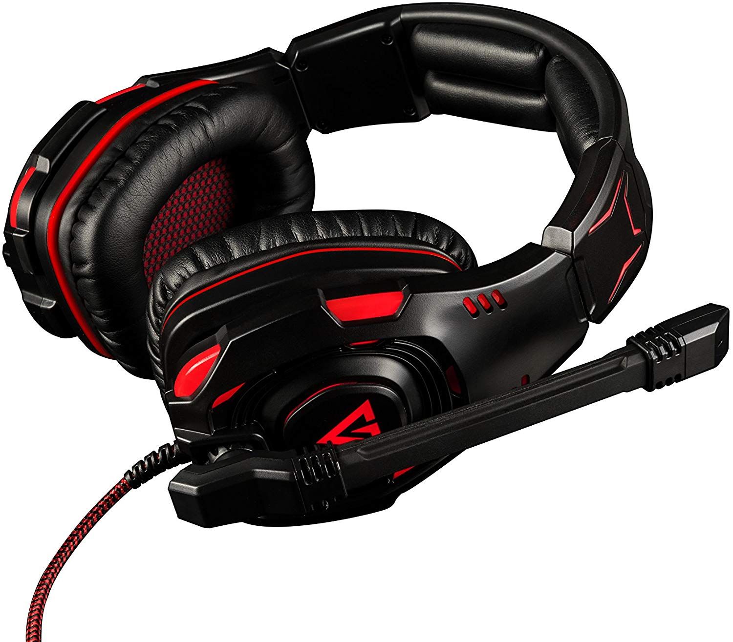 Modecom Volcano Ghost Microphone Headset - Black/Red