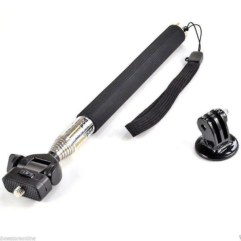 Pola extensible telescópica + montaje con tornillo para cámara deportiva GoPro Hero 2/3/4