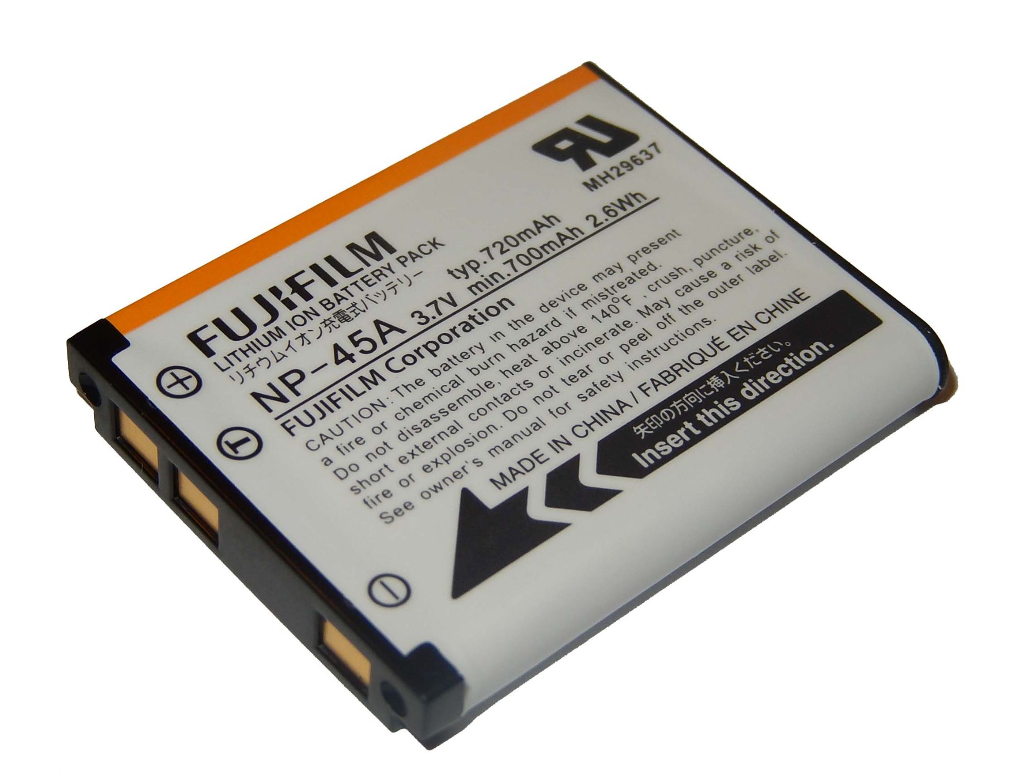 Fujifilm Original Li-Ion 720mAh Battery for BenQ DC AE100, E1030, E1035, E1250, E1460, E1465, E1480, LM100, LT100