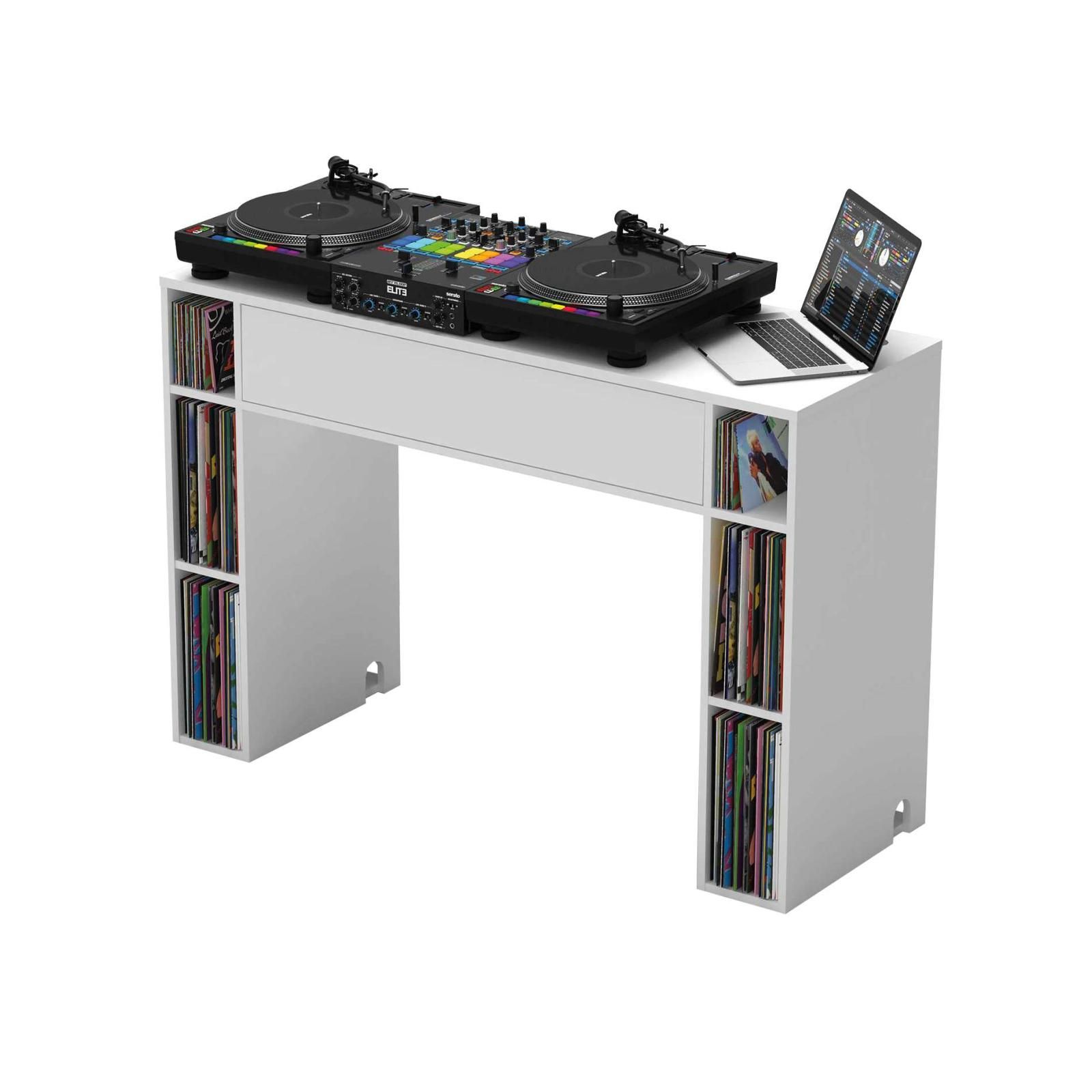 GLORIOUS Modular Mix Station, White Finish - DJ Furniture