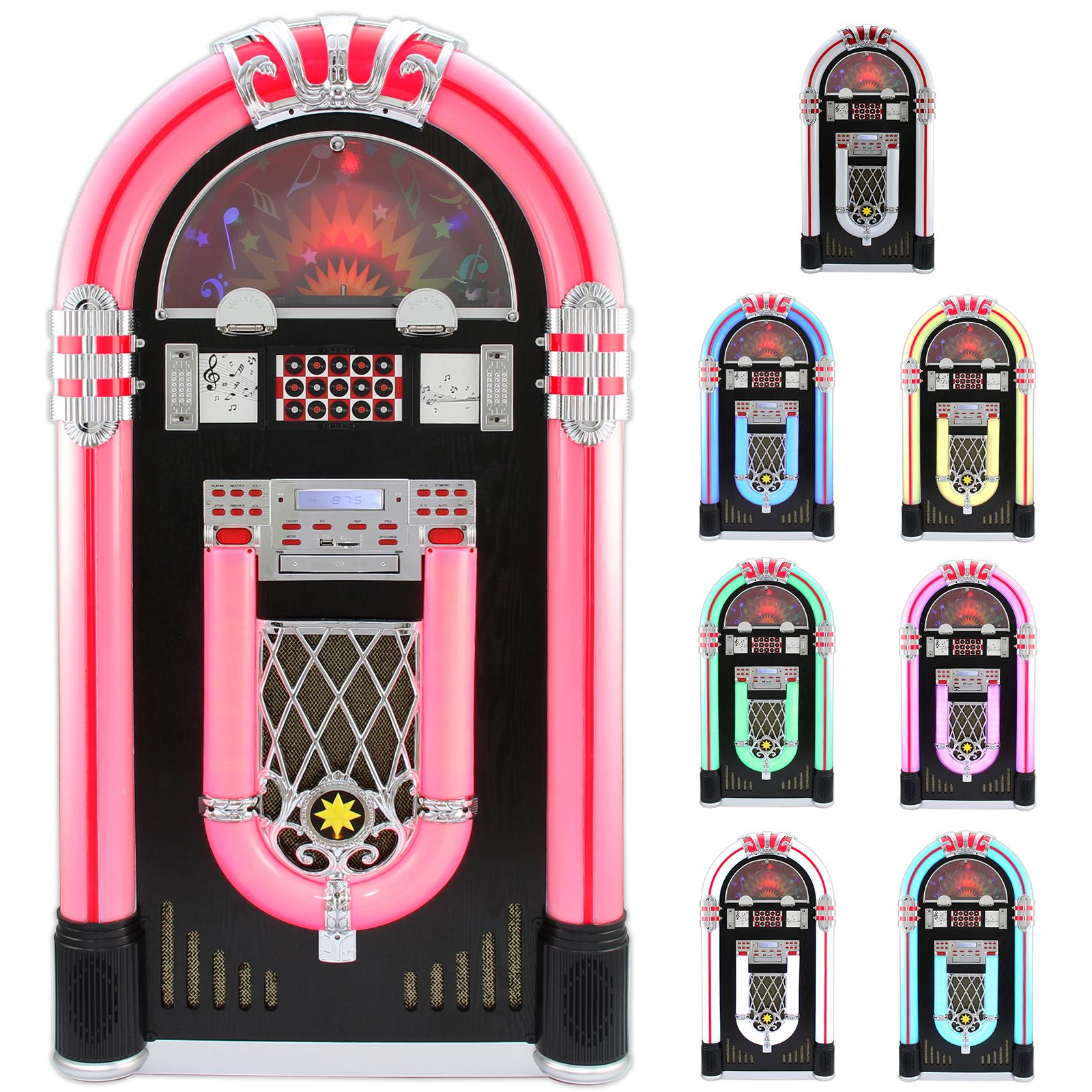 MonsterShop Retro Floor Standing Jukebox