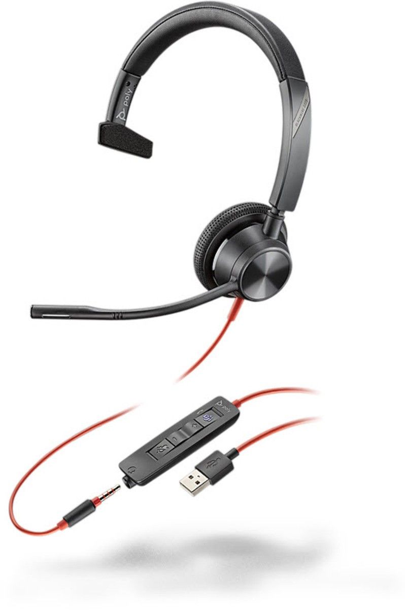 Poly Blackwire 3315 - Microsoft Teams Headset