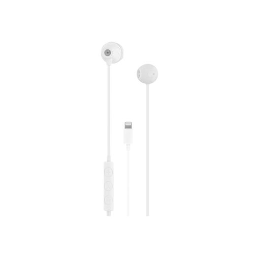 T'nB CURV - Écouteurs filaires avec micro intégré - Intra-auriculaires - Lightning - Blanc