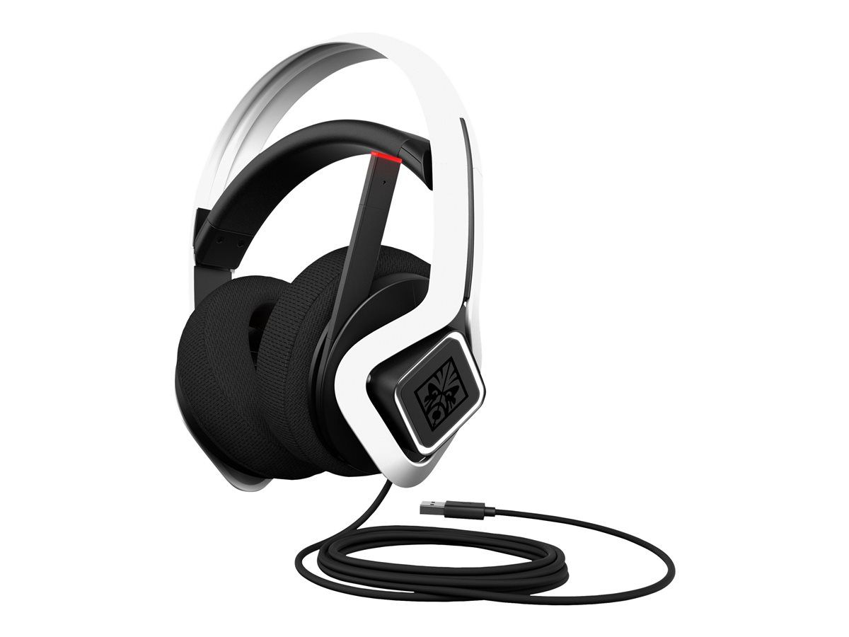 HP OMEN Mindframe Prime Headset - Circum-aural Wired Gaming Headphone - White