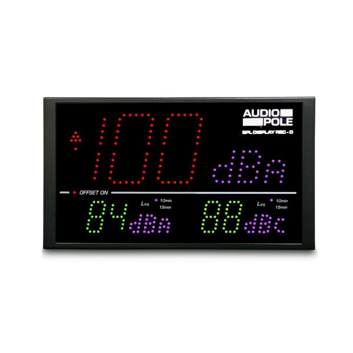 Audiopole AU-SPL-DIS-REC-DP - Afficheur/Enregistreur de Limiteur Acoustique
