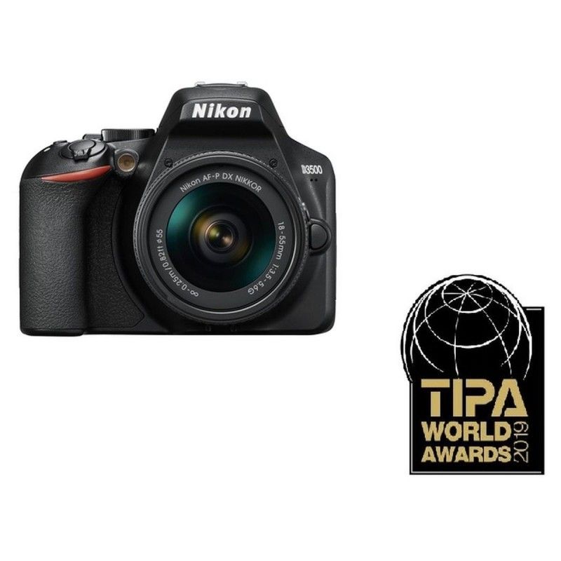 Nikon D3500 Camera Kit (18-55mm Lens, Case, 16GB SDHC Card)