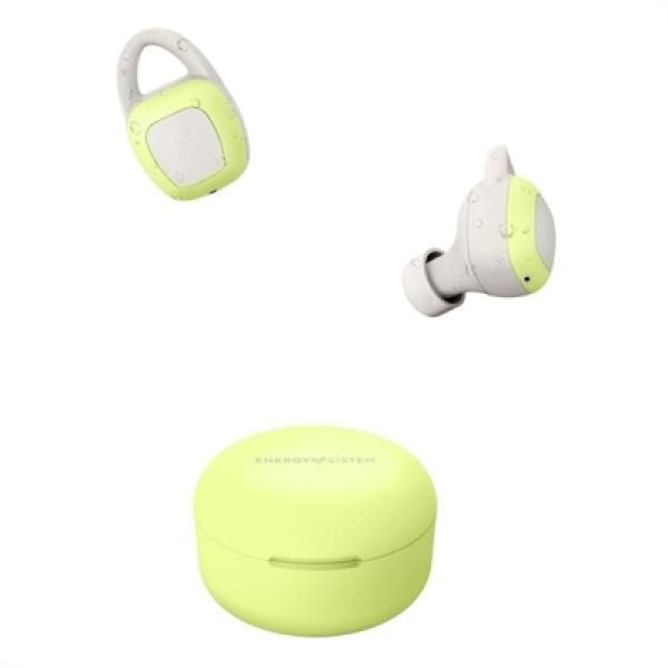 Auriculares Energy Sistem Sport 6 True Wireless - Verde Lima, Blanco