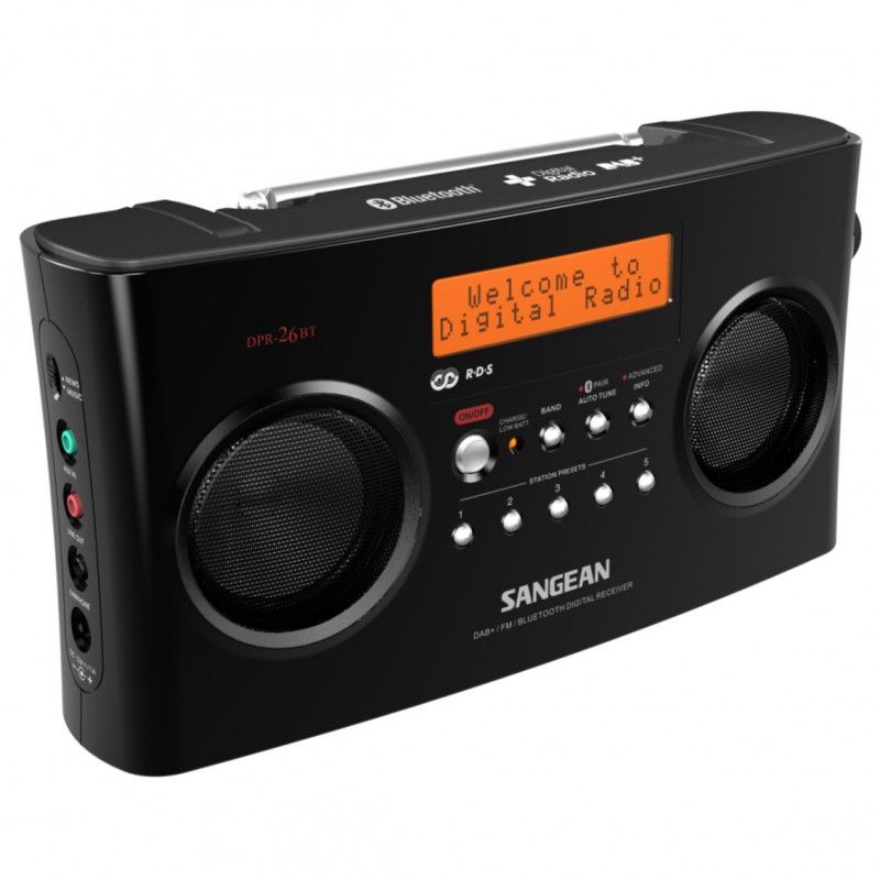 Radio portátil Sangean Hedonic 260 (DPR-26BT)