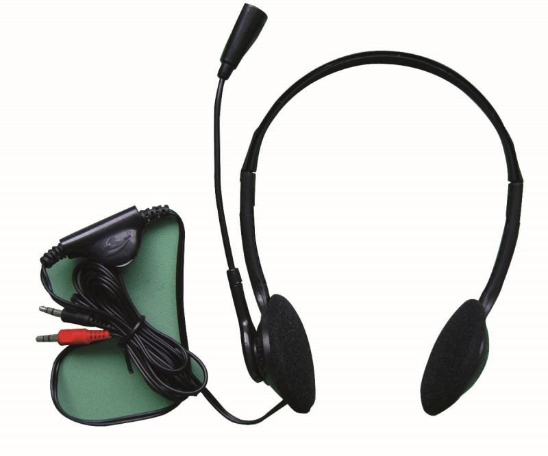 Waytex Stereo Headset with Microphone and Volume Control