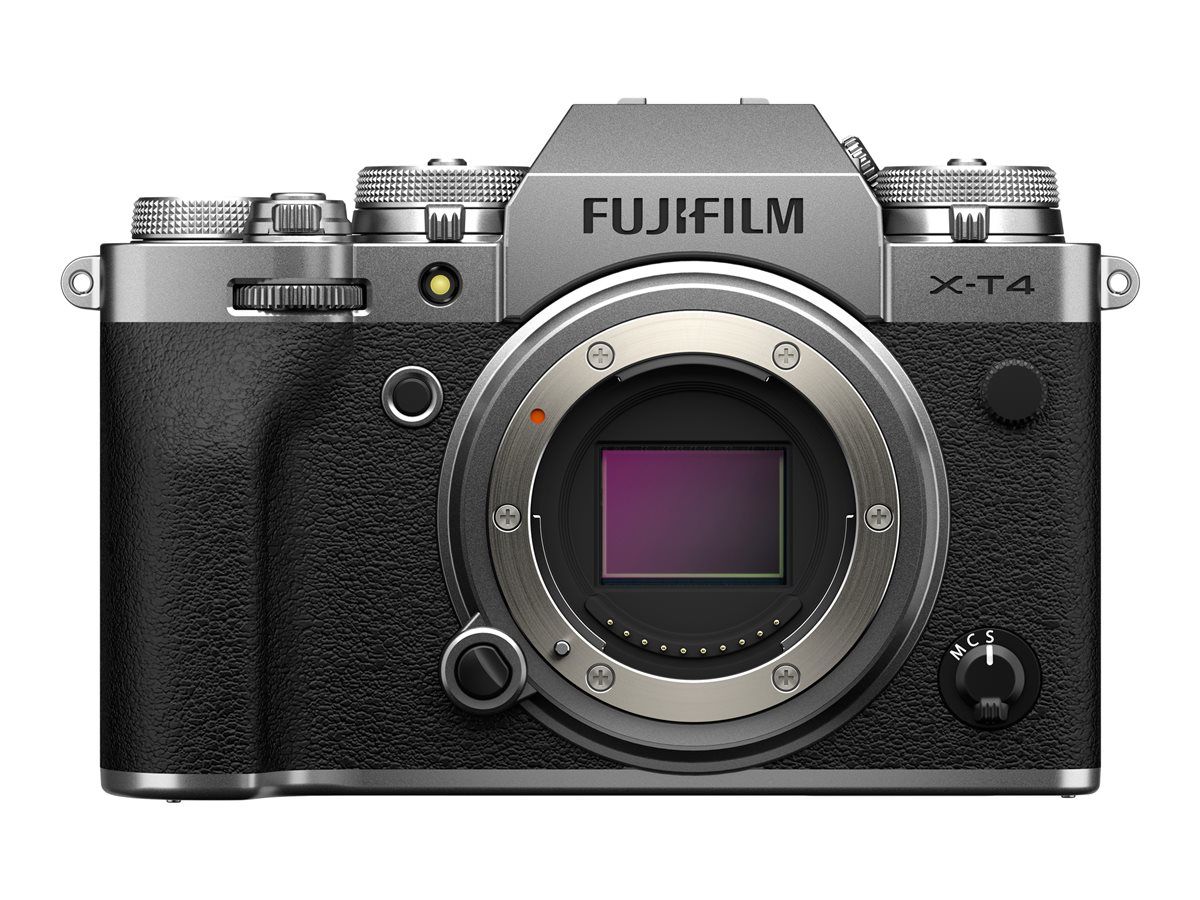 Fujifilm X-T4 - Digital Camera - Mirrorless - 26.1 MP - APS-C - 4K/60p - Body Only - Wi-Fi, Bluetooth - Silver
