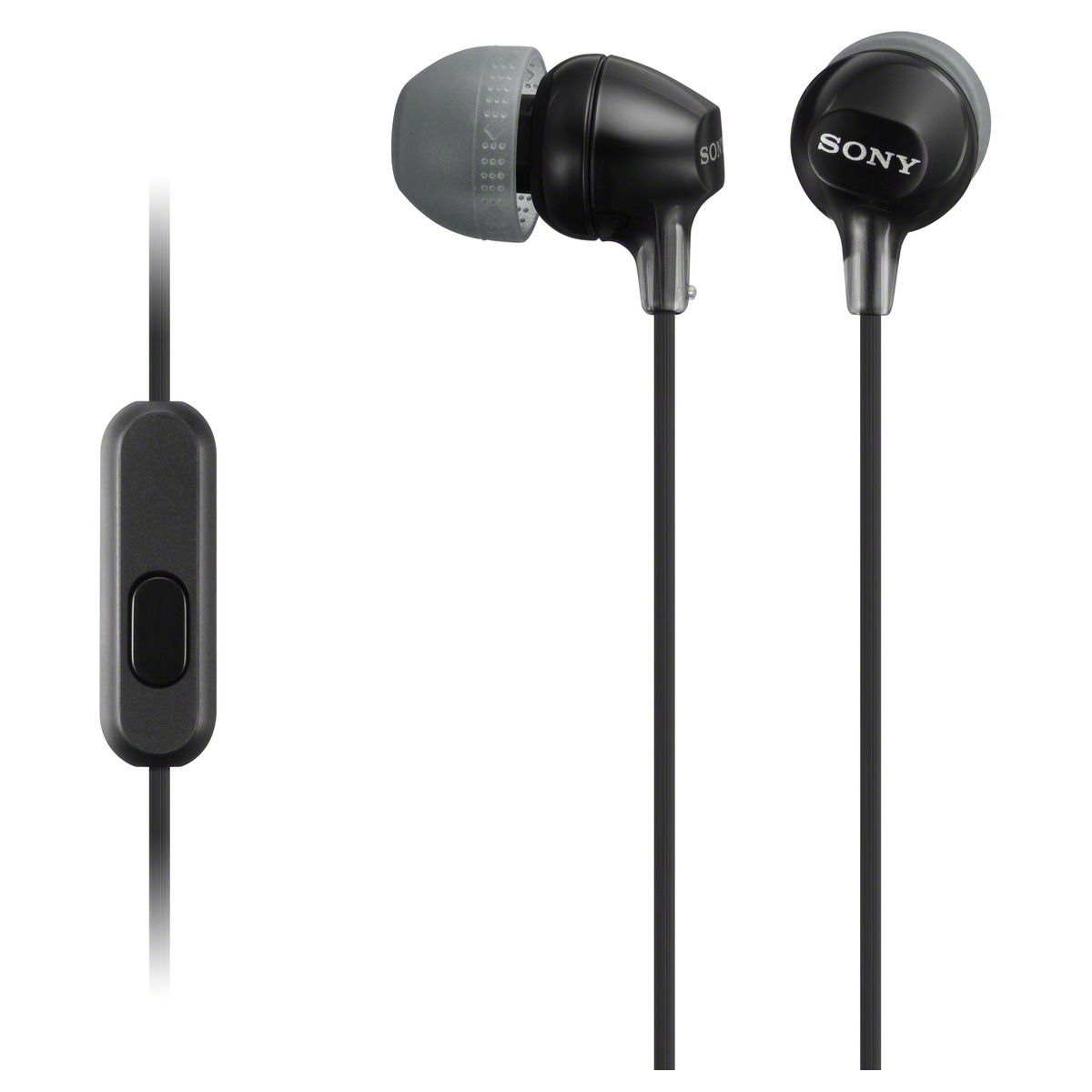 Sony MDR-EX15AP - In-Ear Headphones with Microphone - 3.5mm Jack - Black