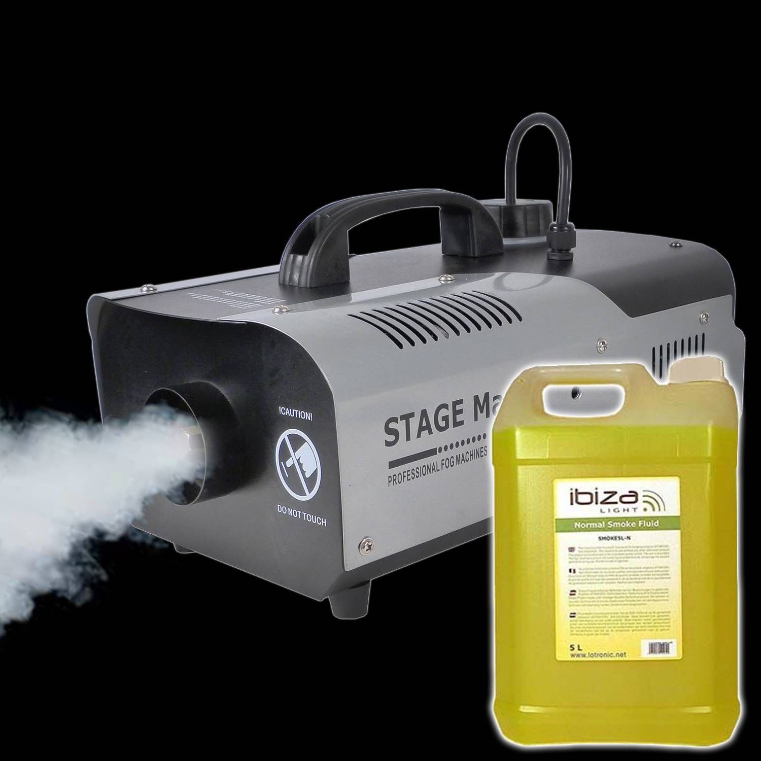 PM Mega Smoke Machine 900W with 2 Remote Controls and 5L of Smoke Fluid