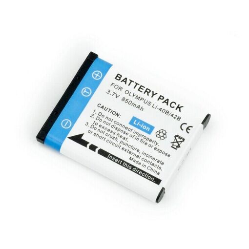 QUMOX 850mAh Battery for Olympus Stylus 790SW, 820, 830, 840, 850 SW