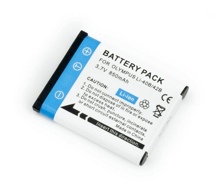 QUMOX 850mAh Battery for Olympus Stylus 790SW, 820, 830, 840, 850 SW