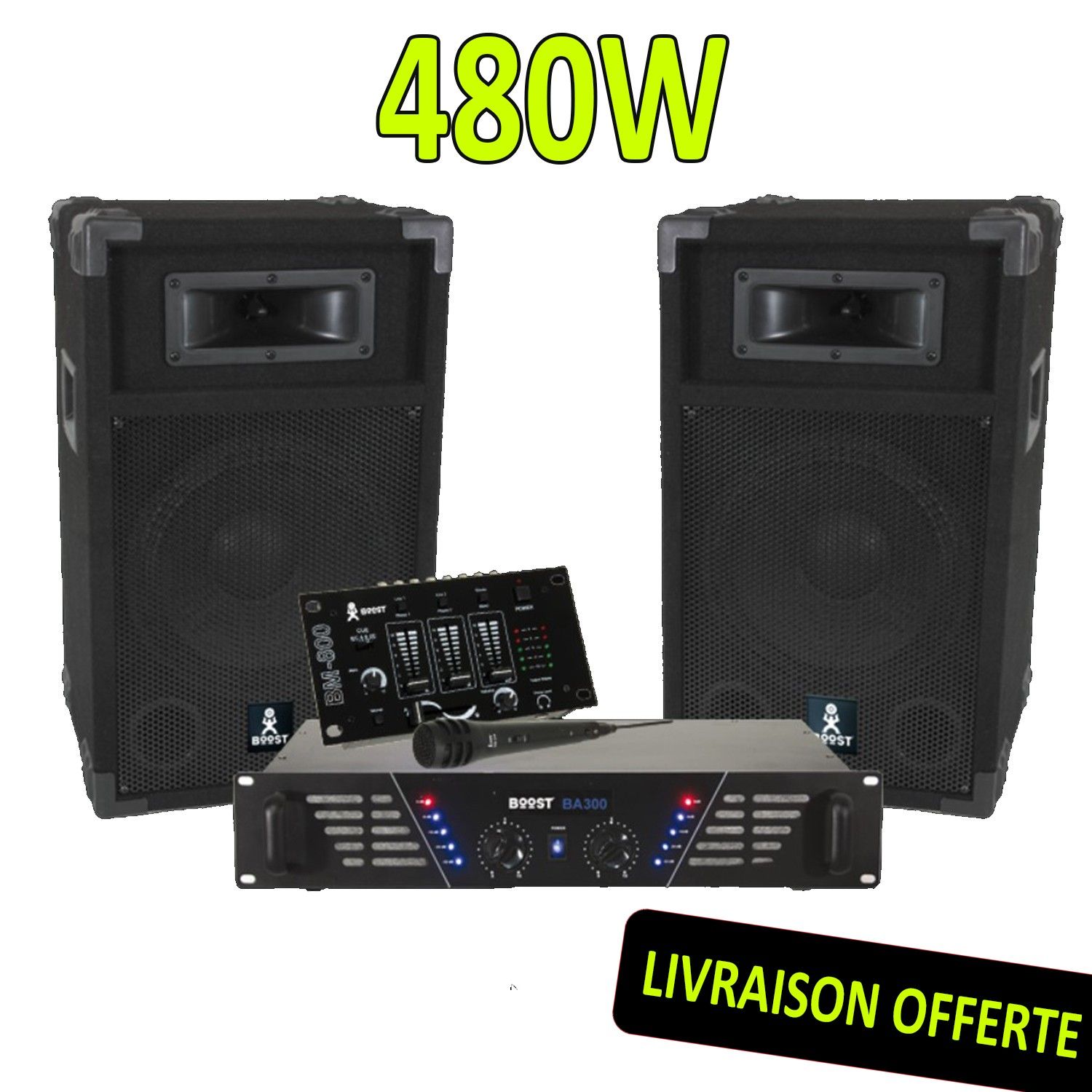 Kit de Sonorización Boost DJ-300