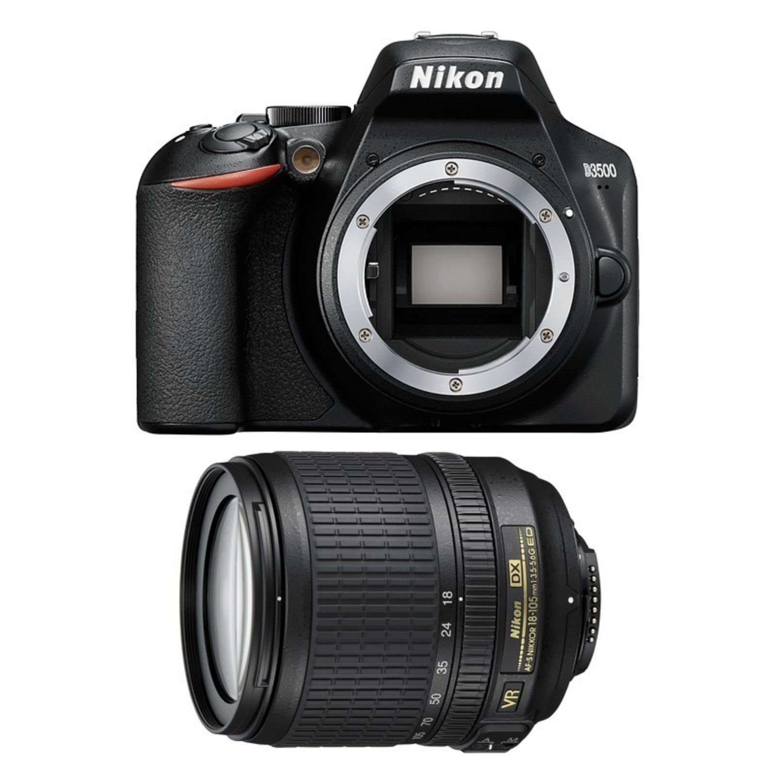 Kit Nikon D3500 con objetivo 18-105 mm VR