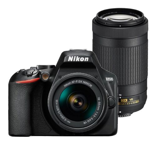 Kit Nikon D3500 + 18-55 mm VR + 70-300 mm VR