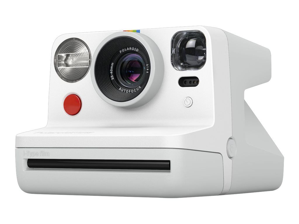 Polaroid Now Instant Camera - White (Type 600 / Type I)