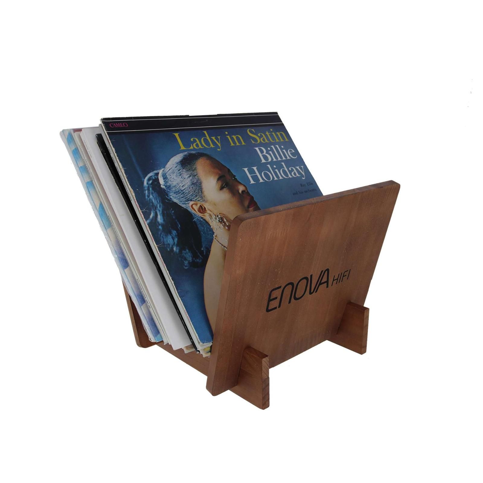 Enova VR 25 WD - Vinyl Stand 25 LPs - Wood Finish