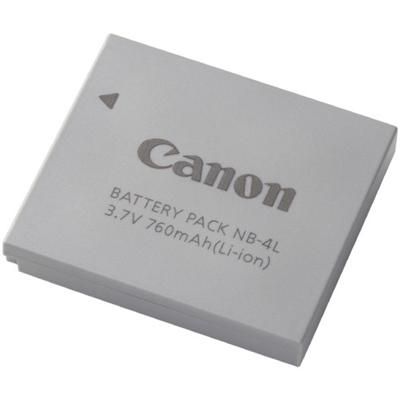 Canon NB-4L - Lithium-Ion Battery 760 mAh - For Canon Digital Cameras
