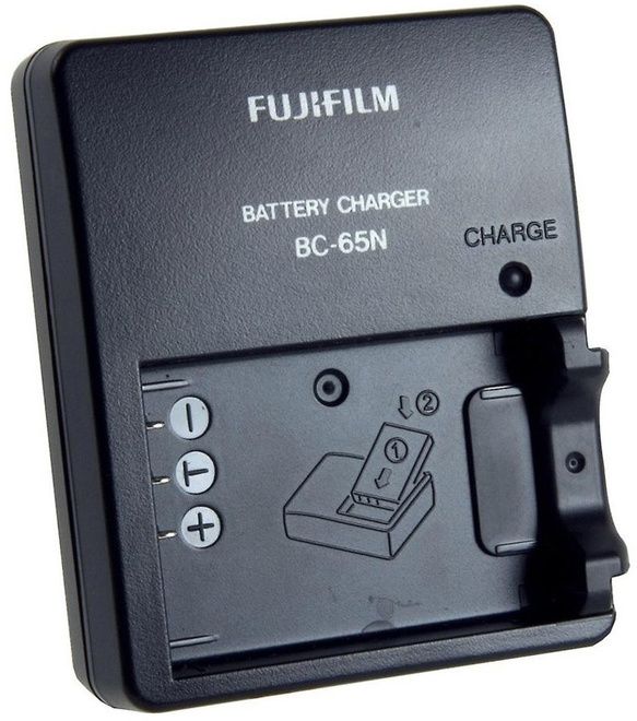 Cargador de baterías Fujifilm BC 65, serie NP