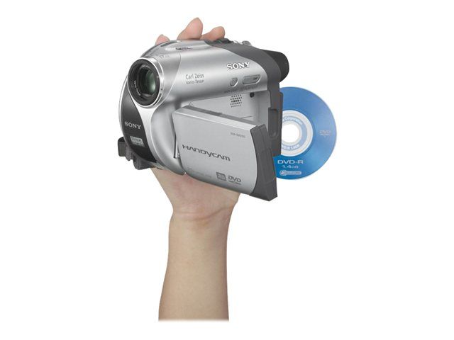 Sony Handycam DCR-DVD105E - Camcorder - 8MP - 20x Optical Zoom - Carl Zeiss Lens - DVD