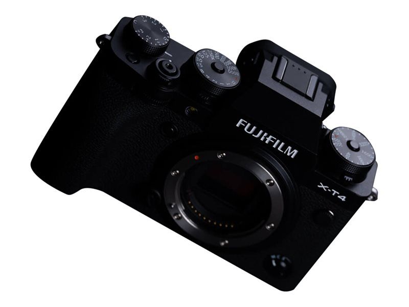 Fujifilm X Series X-T4 - Digital Camera - Mirrorless - 26.1 MP - APS-C - 4K/60p - Body Only - Wi-Fi, Bluetooth - Black