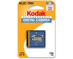 Kodak KLIC-7001 Lithium-Ion Battery - 720 mAh