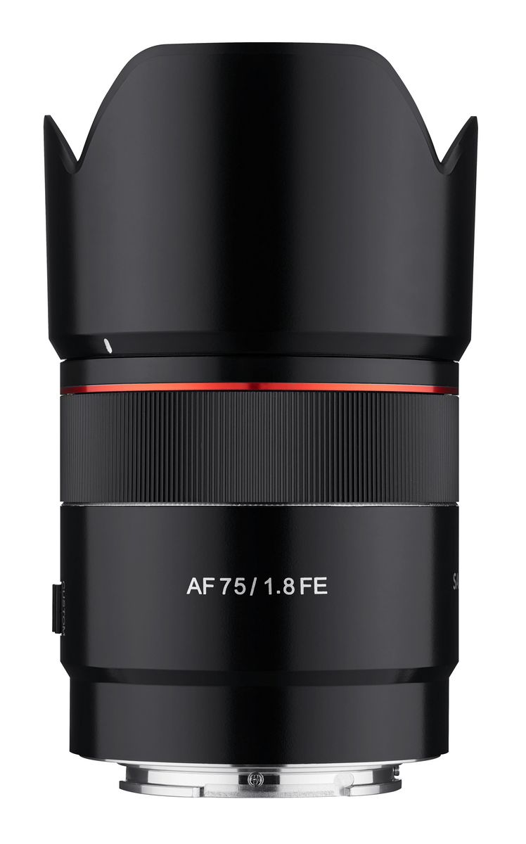 Objectif Samyang 75mm f/1.8 AF pour monture Sony E