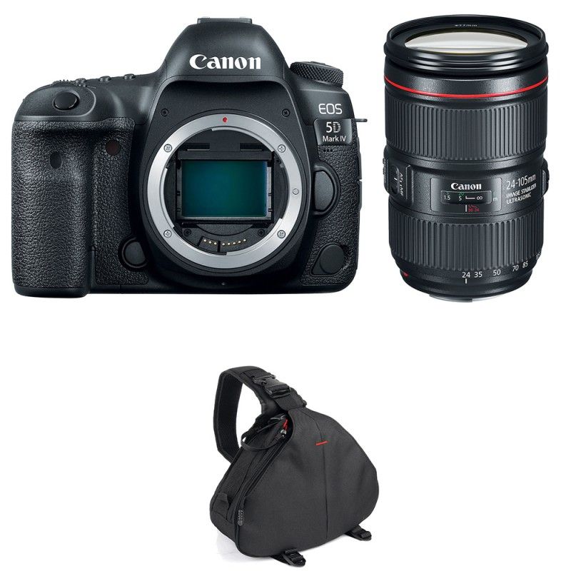 Canon EOS 5D Mark IV + EF 24-105mm f/4L IS II USM + 2 Year Warranty Bag