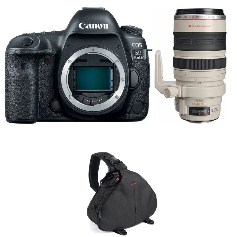 Canon EOS 5D Mark IV + EF 28-300mm f/3.5-5.6L IS USM + 2 Year Warranty Bag