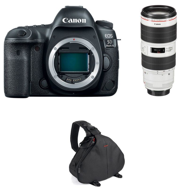 Canon EOS 5D Mark IV + EF 70-200mm f/2.8L IS III USM + 2-Year Warranty Bag