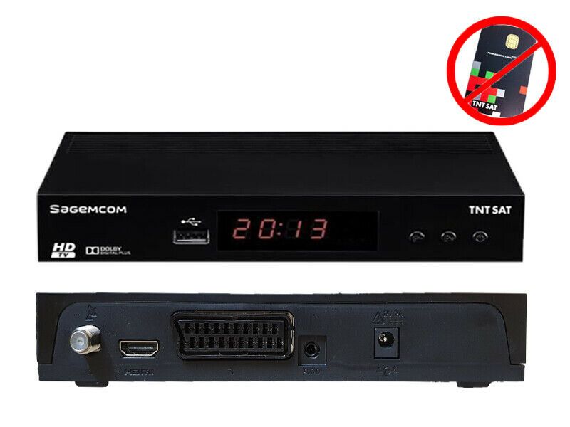 Sagemcom DS81HD Satellite Receiver (TNTSAT HD) - No TNTSAT Card Included