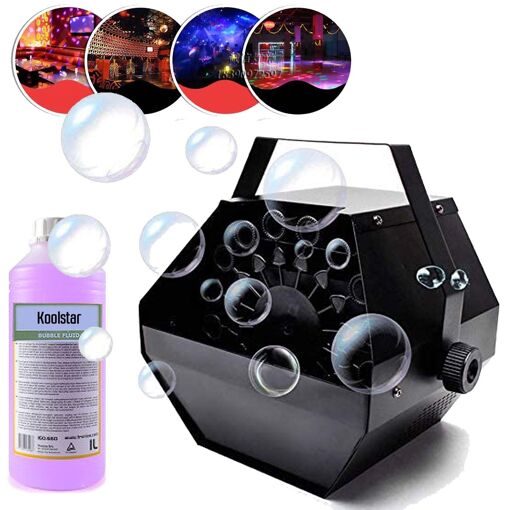 Máquina de burbujas Lytor con motor de 500 W para fiestas, bodas y eventos