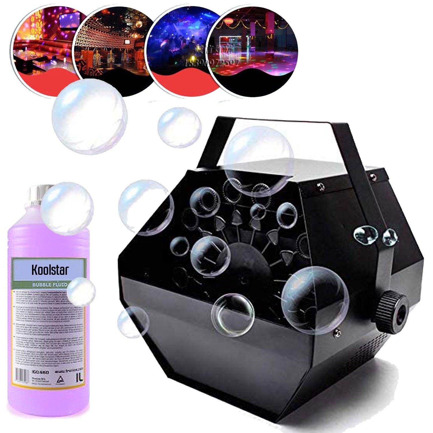 Lytor Bubble Machine with 500W Motor for Parties, Weddings and Events