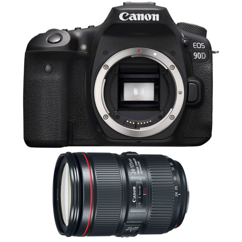Canon EOS 90D + EF 24-105mm f/4L IS II USM 2-Year Warranty