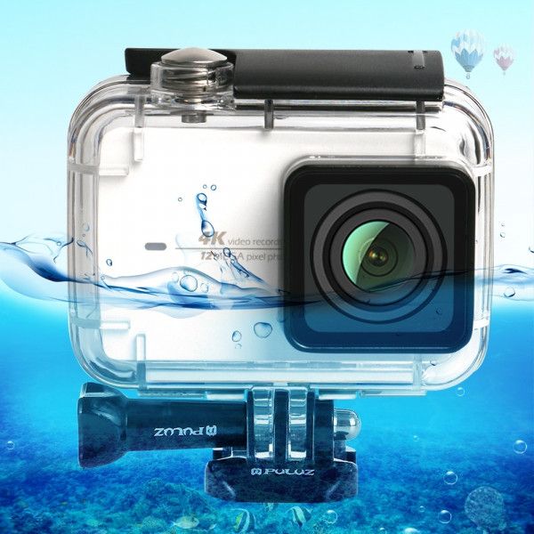 Étui étanche Weweo pour GoPro - Étui de plongée sous-marine de 45 m pour caméra d'action Xiaomi Xiaoyi II 4K avec support de base et vis