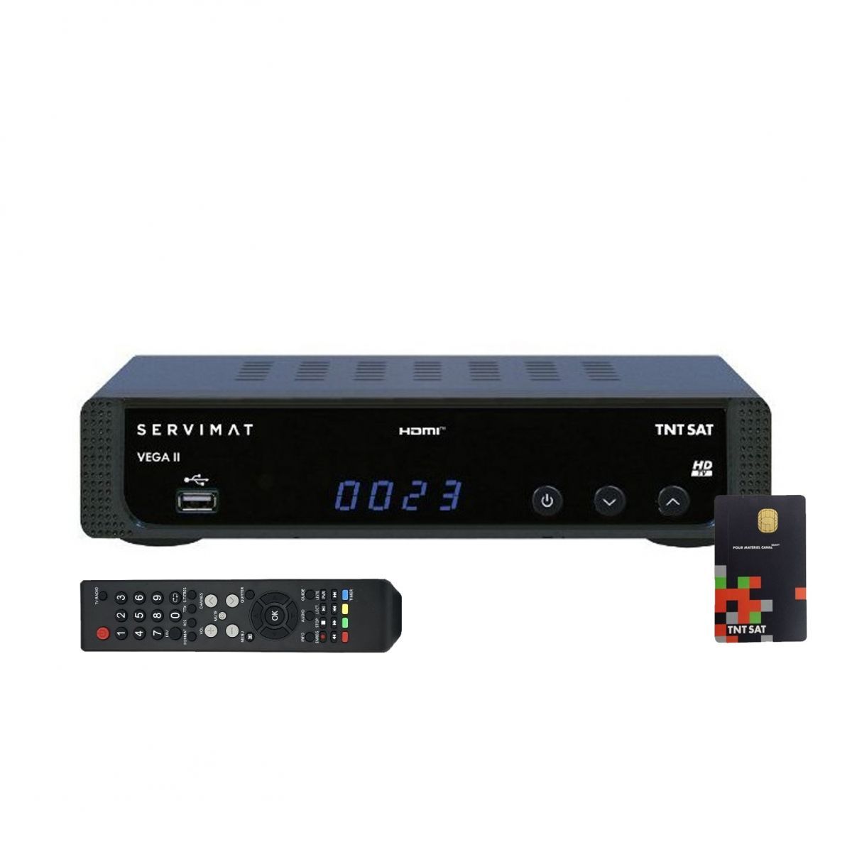 Servimat HD Satellite TV Receiver + TNTSAT V6 Access Card (Astra 19.2E)
