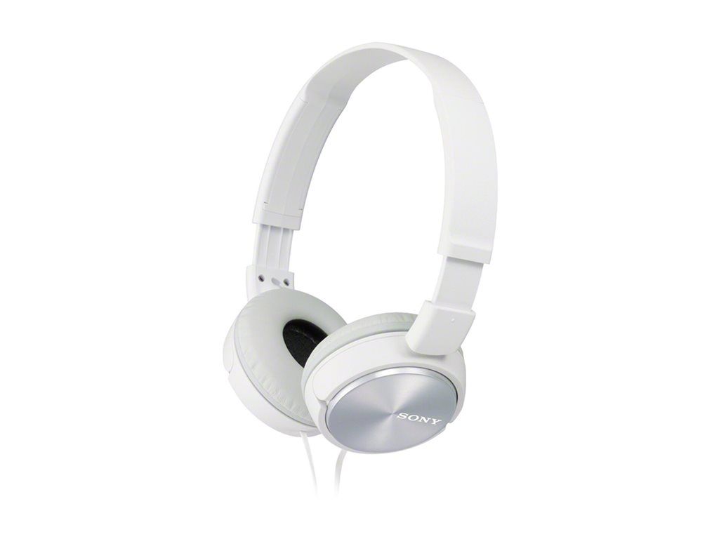 Sony MDR-ZX310AP White Wired Headphones with Microphone and 3.5mm Jack