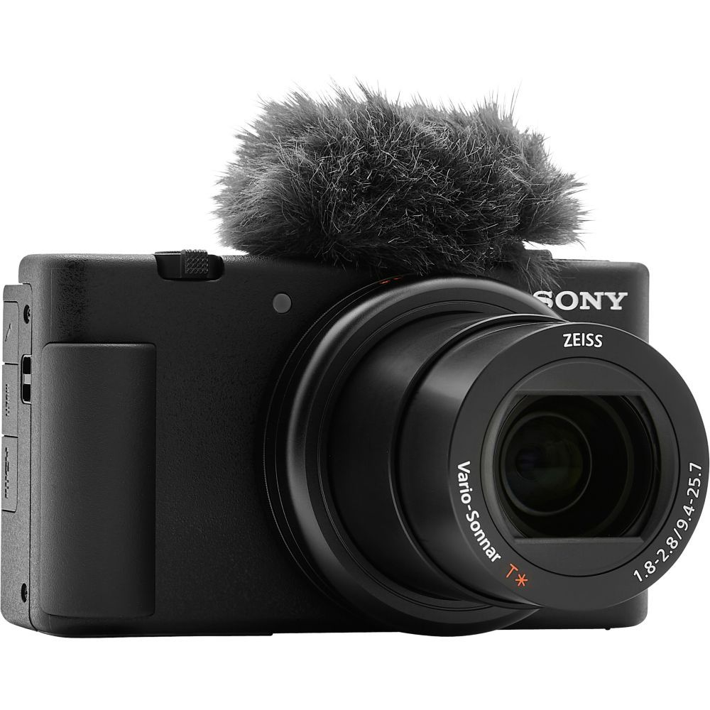 Sony ZV-1 - 20.1MP Digital Compact Camera - 4K/30fps - 2.7x Optical Zoom - ZEISS - Wireless LAN - Black