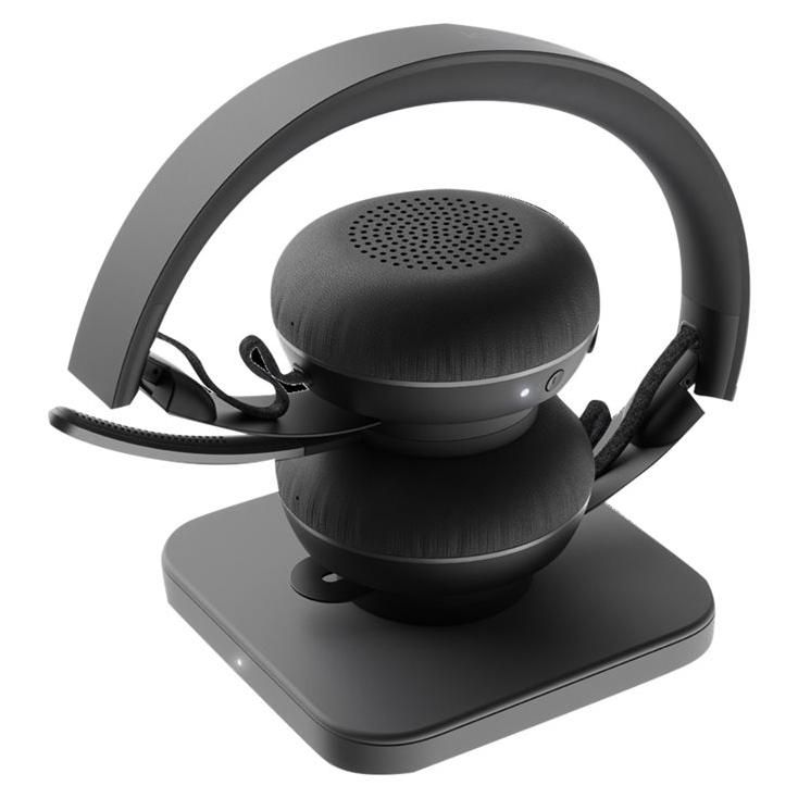 Casque Logitech sans fil sur oreille avec annulation active du bruit