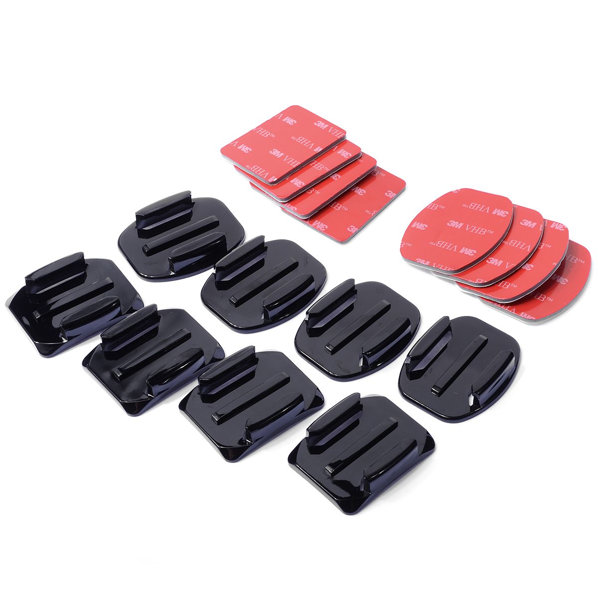 AngelBB® GoPro Surface Mount Kit (Flat + Curved Adhesives)