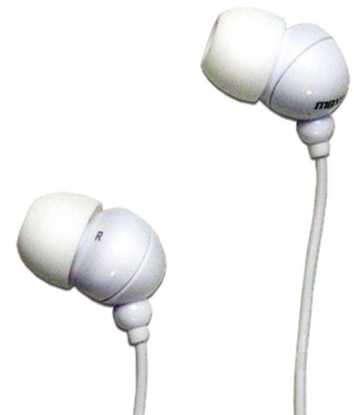 Maxell Plugz Earbuds - 3.5mm Jack - White
