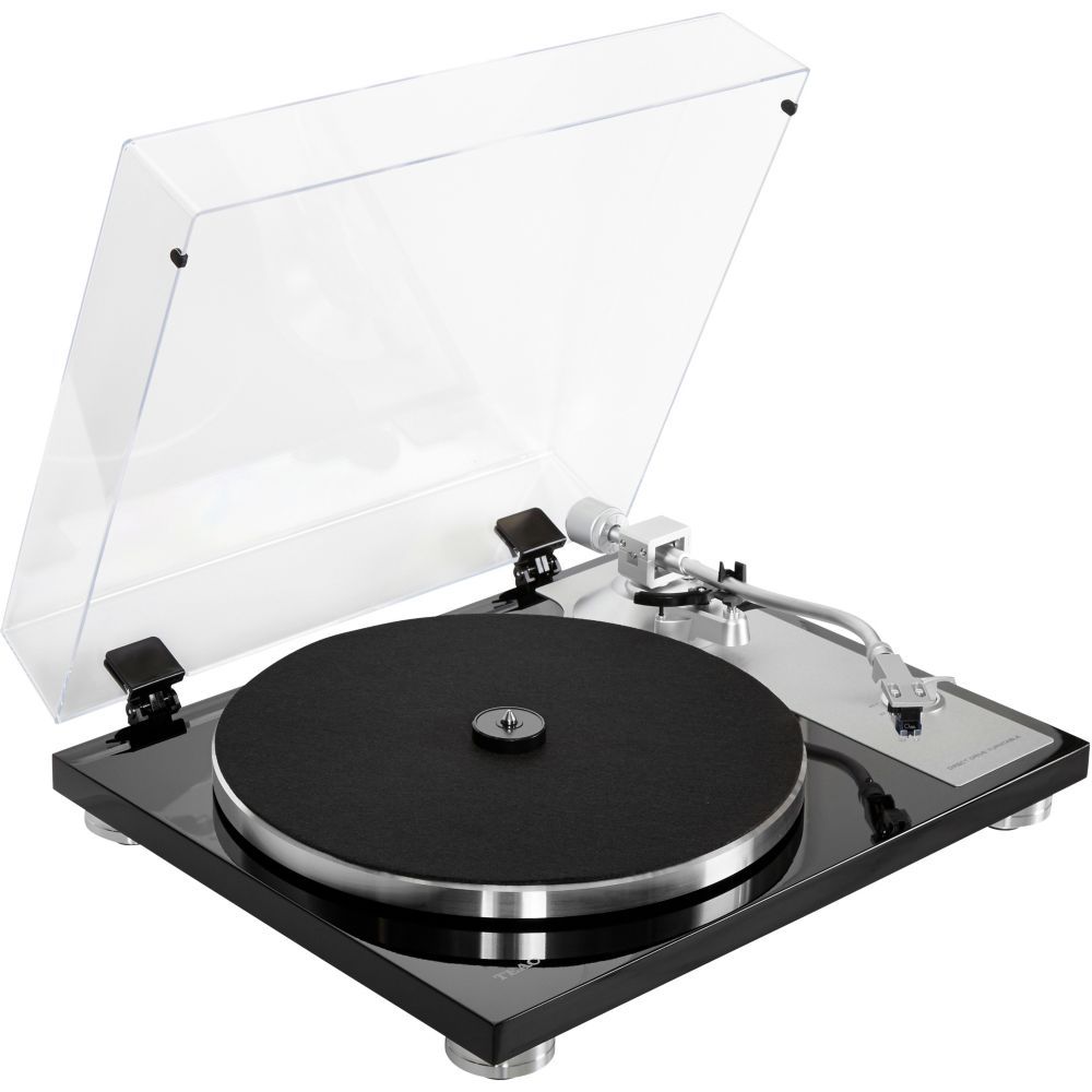 Teac TN-4D Direct Drive Turntable - Black Platinum Vinyl, 2 Speed (33-45 RPM)