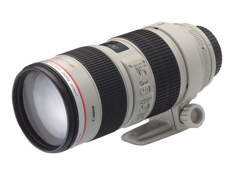 Objectif Canon zoom 70-200 mm f/2,8 L IS USM EF pour EOS