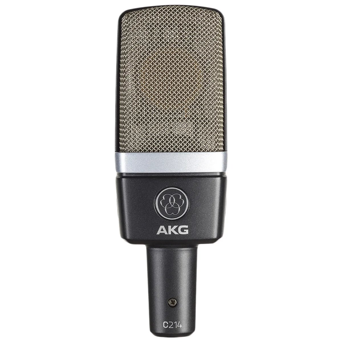 AKG C214 Condenser Microphone - Cardioid Directional - High SPL Level - Gold Contact Connector