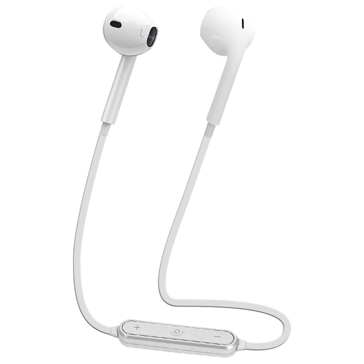 Akashi Ecouteurs Bluetooth avec Micro Argent