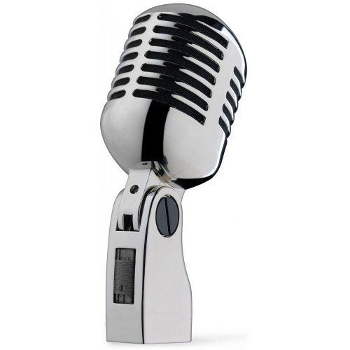 Stagg Retro 50s Style Vocal Microphone (Silver)